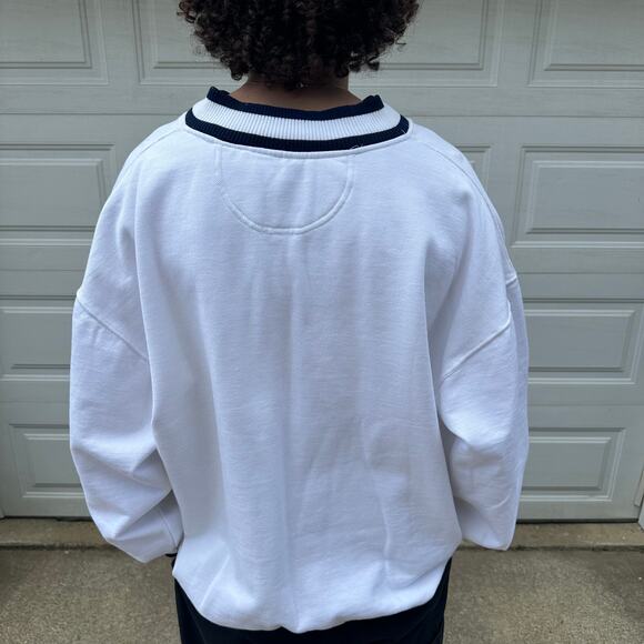 Vintage 90s Men's Clydesdale Horse V-Neck Crewneck Size XXL - Picture 3 of 6